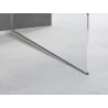 Mexen Line-B afschotlijst voor glas 120 cm rechts, inox - 181004120R