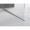 Mexen Line-B listello a pendenza per vetro 120 cm destra, inox - 181004120R