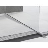 Mexen Line-B listello a pendenza per vetro 120 cm destra, inox - 181004120R