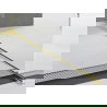 Mexen Line-B afschotlijst voor glas 120 cm rechts, goud - 185004120R