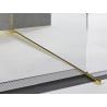 Mexen Line-B moldura de inclinação para vidro 120 cm direita, dourada - 185004120R