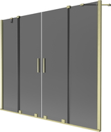 Mexen Velar Duo vannisein 2-osaline lükanduks 200 x 150 cm, grafiit, kuldharjatud - 896-200-000-42-55