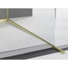 Mexen Line-B Gefälleleiste für Glas 120 cm rechts, gebürstetes Gold - 185504120R