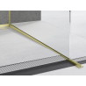 Mexen Line-B regleta de pendiente para vidrio de 120 cm derecha, cepillado dorado - 185504120R
