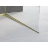 Mexen Line-B λίστα αποστράγγισης για γυαλί 180 cm δεξιά, βουρτσισμένος χρυσός