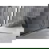 Mexen Line-B afschotprofiel voor glas 120 cm rechts, zwart - 187004120R