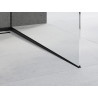 Mexen Line-B barra de declive para vidro 120 cm direita, preta - 187004120R