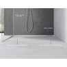 Mexen Line-B Abfallleiste für Glas 120 cm links, Inox - 181004120L