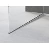 Mexen Line-B afschotlijst voor glas 120 cm links, inox - 181004120L