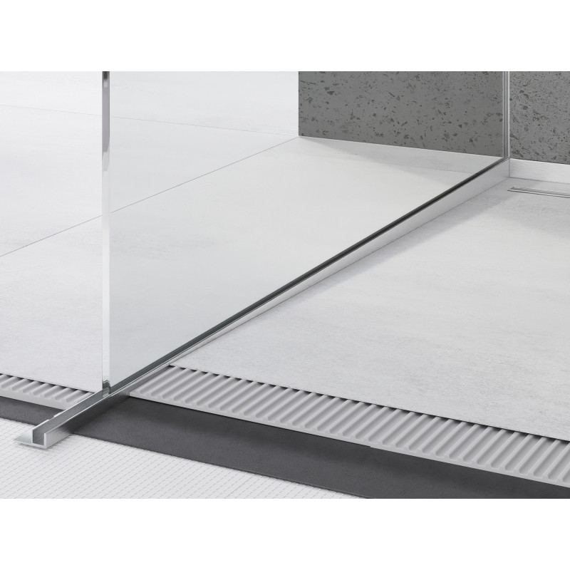 Mexen Line-B Abfallleiste für Glas 120 cm links, Inox - 181004120L