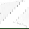 Mexen Velar Duo Badewannenfaltwand 2-flügelig verschiebbar 140 x 150 cm, Milchglas, Chrom - 896-140-000-32-01