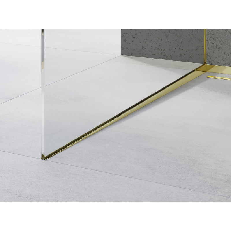 Mexen Line-B spuščena letvica za steklo 180 cm leva, zlata - 185004180L