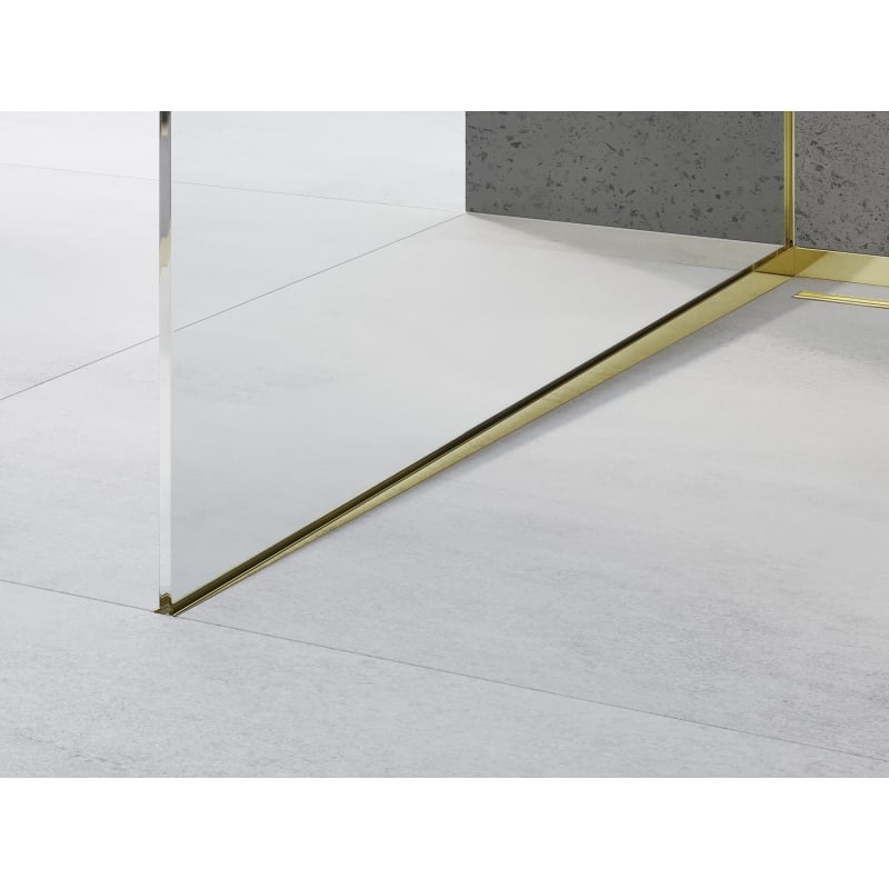 Mexen Line-B trilho inclinável para vidro 180 cm esquerdo, dourado - 185004180L