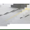 Mexen Line-B Gefälleprofil für Glas 180 cm links, gold - 185004180L