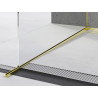 Mexen Line-B fallande list till glas 180 cm vänster, guld - 185004180L