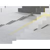 Mexen Line-B Gefälleleiste für Glas 120 cm links, gebürstetes Gold - 185504120L