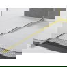 Mexen Line-B Gefälleleiste für Glas 120 cm links, gebürstetes Gold - 185504120L