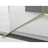 Mexen Line-B Neigungsleiste für Glas 180 cm links, gebürstetes Gold - 185504180L