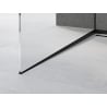 Mexen Line-B Gefälleleiste für Glas 120 cm links, schwarz - 187004120L