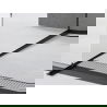 Mexen Line-B afschotprofiel voor glas 120 cm links, zwart - 187004120L