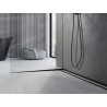 Mexen Line-B afschotlijst voor glas 120 cm links, zwart - 187004120L