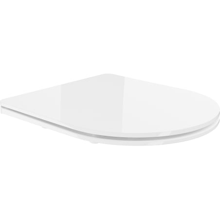 Mexen slow-closing slim toilet seat, duroplast, white gloss - 39224000