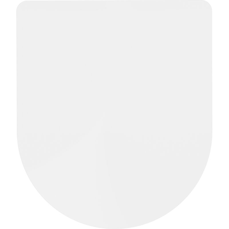 Mexen slanke, langzaam sluitende toiletbril, duroplast, wit glans - 39224000