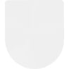 Mexen slow-closing slim toilet seat, duroplast, white gloss - 39224000