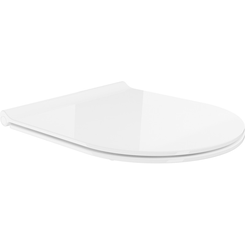 Mexen Sanft schließender Slim-Sitz, Duroplast, weiß glänzend - 39050100