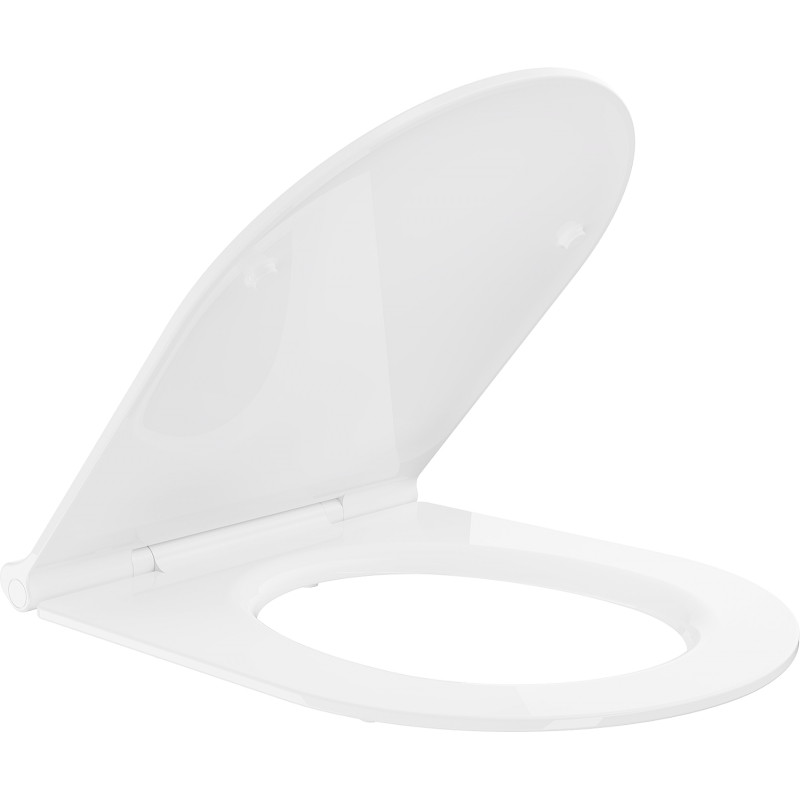 Mexen Sanft schließender Slim-Sitz, Duroplast, weiß glänzend - 39050100
