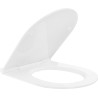 Mexen tapa de cierre suave delgada, duroplast, blanco brillante - 39050100