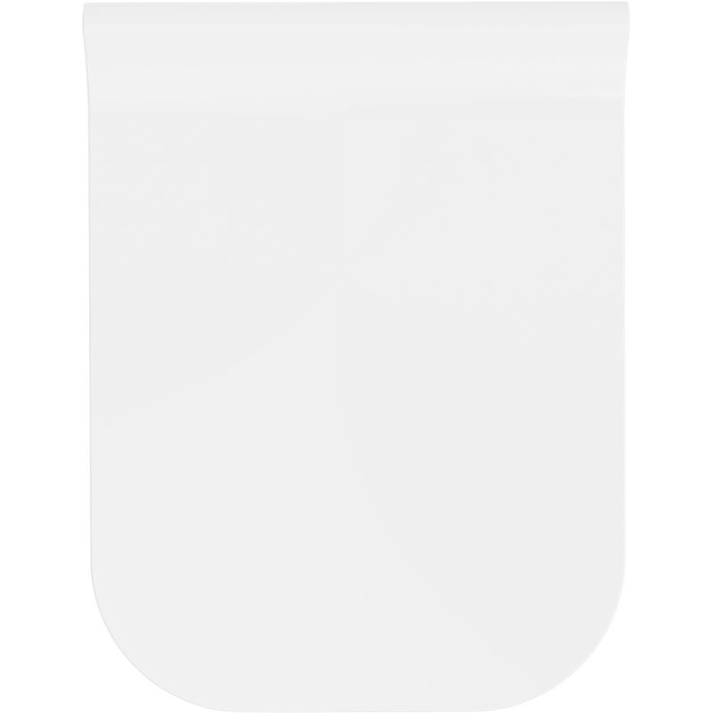 Mexen asiento de inodoro de cierre suave slim, duroplast, blanco brillo - 39070100