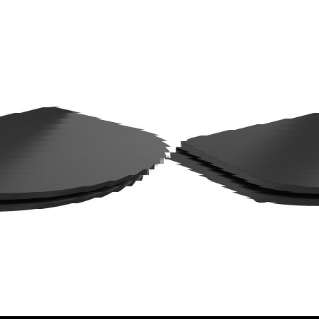 Mexen langsam schließender Sitz Slim, Duroplast, schwarz matt - 39224085