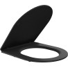 Mexen slim, duroplast, crni mat spuštajući WC dasak - 39224085