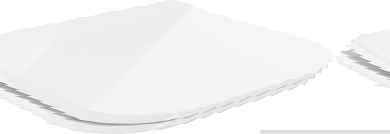 Mexen mjukstängande slim, duroplast, vit glans - 39060100