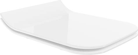 Mexen tampa de queda suave slim, duroplast, branco brilho - 39080100