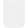 Mexen asiento de inodoro de caída lenta slim, duroplast, blanco brillante - 39080100