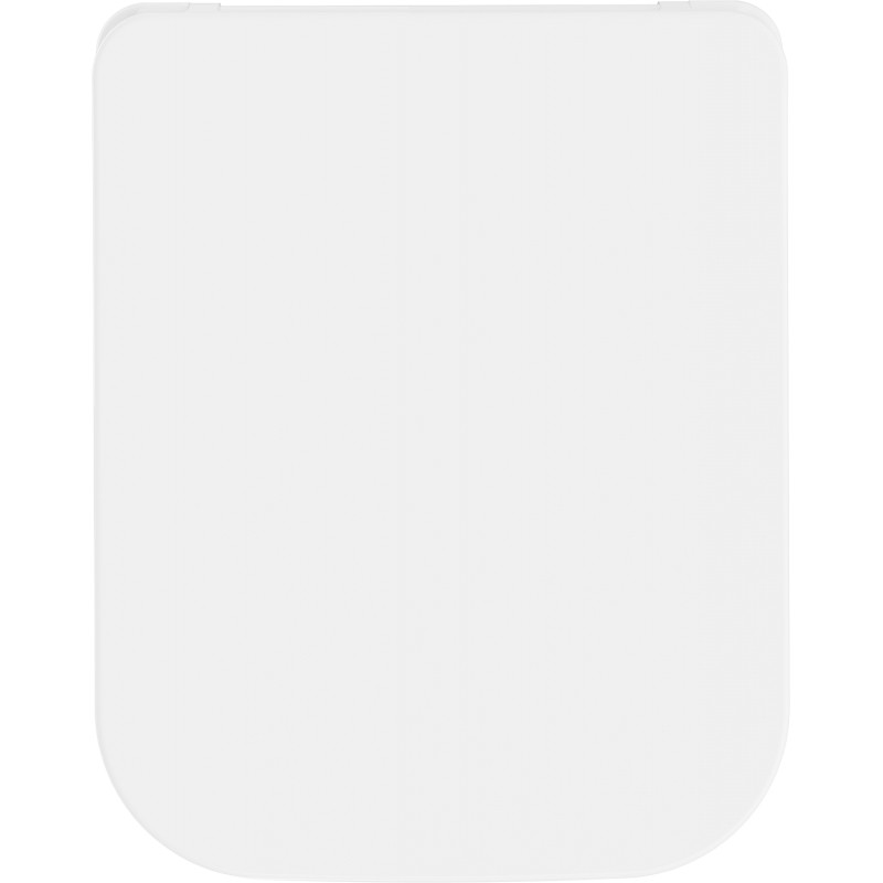 Mexen langzaam vallende slanke toiletbril, duroplast, wit glans - 39090100