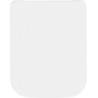 Mexen langzaam vallende slanke toiletbril, duroplast, wit glans - 39090100