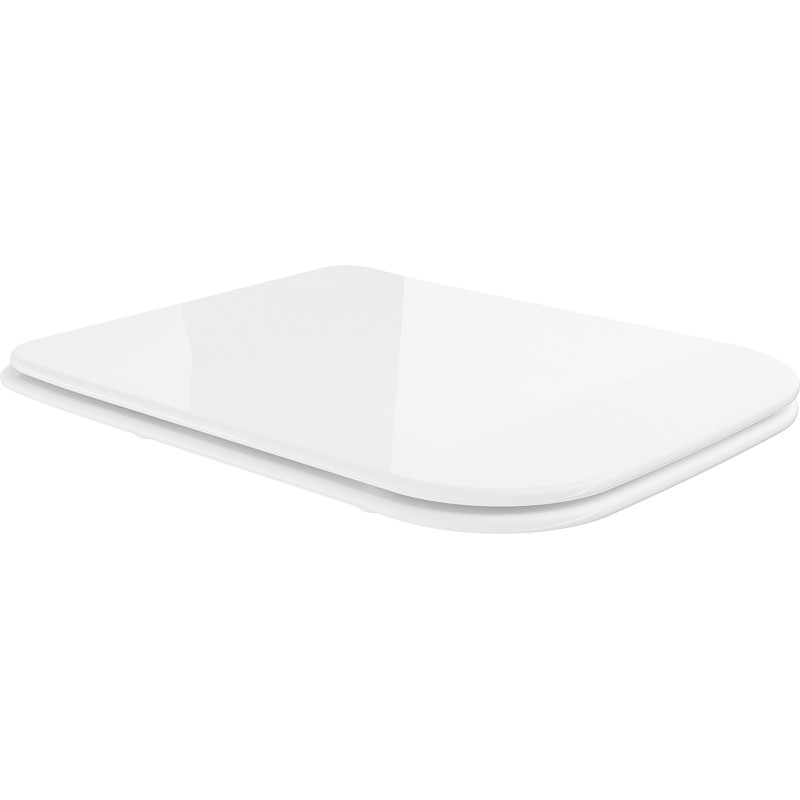 Mexen tapa de inodoro de cierre suave slim, duroplast, blanco brillo - 39090100