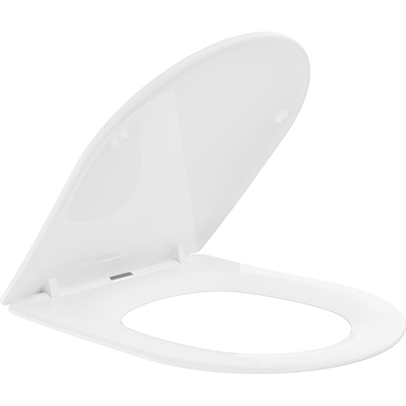 Mexen abattant à descente progressive slim, duroplast, blanc brillant - 39040100