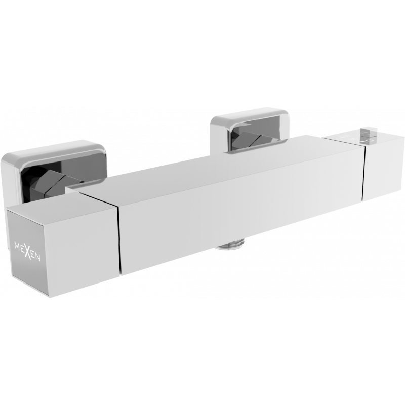 Mexen Cube thermostatische Duscharmatur, Chrom - 77200-00