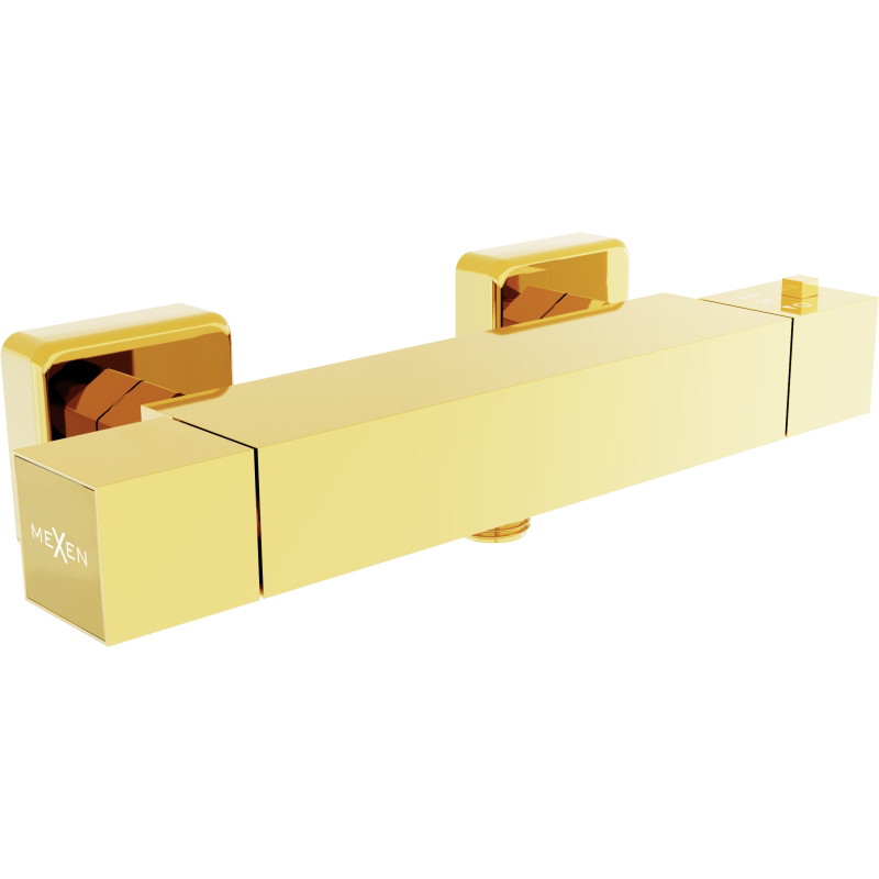 Mexen Cube termostaatiline dušisegisti, kuldne - 77200-50