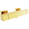 Mexen Cube miscelatore termostatico per doccia, oro - 77200-50