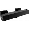 Mexen Cube Θερμοστατική βρύση ντους, μαύρη - 77200-70