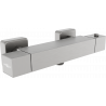 Mexen Cube mitigeur de douche thermostatique, gris foncé brossé - 77200-66