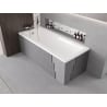 Mexen X-ST revêtement en polystyrène pour baignoire rectangulaire 120-150 x 70-90 cm, blanc - 55020-00