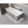 Mexen X-ST carcasa de poliestireno LED para bañera rectangular 120-150 x 70-90 cm, blanca - 55020-01