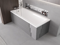 Mexen X-ST boîtier en polystyrène pour baignoire rectangulaire 160-190 x 70-90 cm, blanche - 55021-00