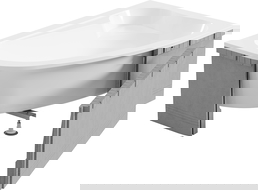 Mexen X-ST piepschuim omhulsel voor hoekbad 240 cm, wit - 55022-00